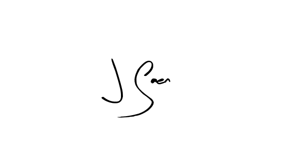 Also we have J Saen name is the best signature style. Create professional handwritten signature collection using Arty Signature autograph style. J Saen signature style 8 images and pictures png