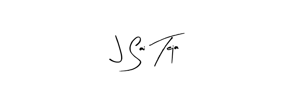 How to make J Sai Teja signature? Arty Signature is a professional autograph style. Create handwritten signature for J Sai Teja name. J Sai Teja signature style 8 images and pictures png