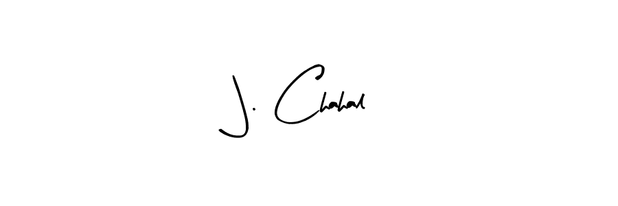 How to Draw J. Chahal signature style? Arty Signature is a latest design signature styles for name J. Chahal. J. Chahal signature style 8 images and pictures png