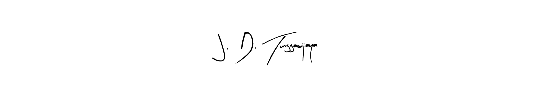 The best way (Arty Signature) to make a short signature is to pick only two or three words in your name. The name J. D. Tunggawijaya include a total of six letters. For converting this name. J. D. Tunggawijaya signature style 8 images and pictures png
