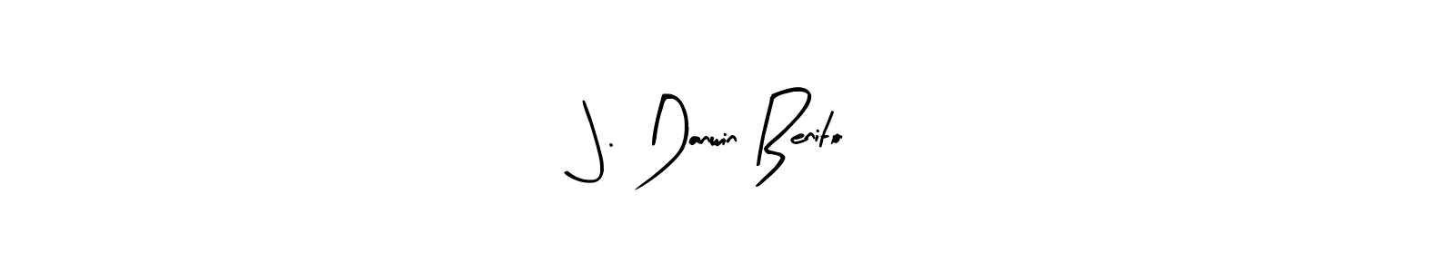 if you are searching for the best signature style for your name J. Danwin Benito. so please give up your signature search. here we have designed multiple signature styles  using Arty Signature. J. Danwin Benito signature style 8 images and pictures png