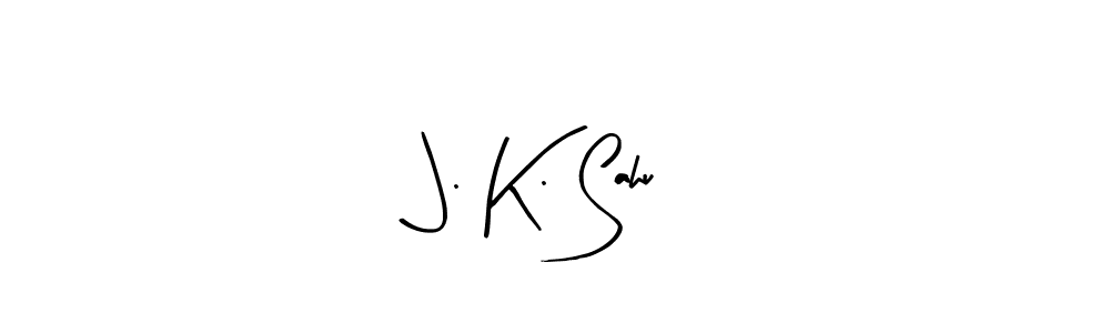 You should practise on your own different ways (Arty Signature) to write your name (J. K. Sahu) in signature. don't let someone else do it for you. J. K. Sahu signature style 8 images and pictures png