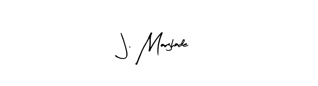 J. Marghade stylish signature style. Best Handwritten Sign (Arty Signature) for my name. Handwritten Signature Collection Ideas for my name J. Marghade. J. Marghade signature style 8 images and pictures png