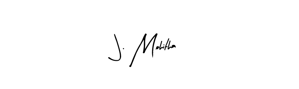 Similarly Arty Signature is the best handwritten signature design. Signature creator online .You can use it as an online autograph creator for name J. Mohitha. J. Mohitha signature style 8 images and pictures png