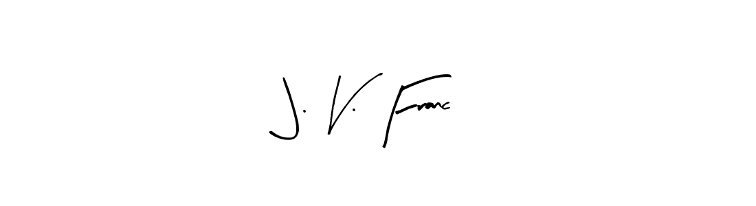 Use a signature maker to create a handwritten signature online. With this signature software, you can design (Arty Signature) your own signature for name J. V. Franc. J. V. Franc signature style 8 images and pictures png