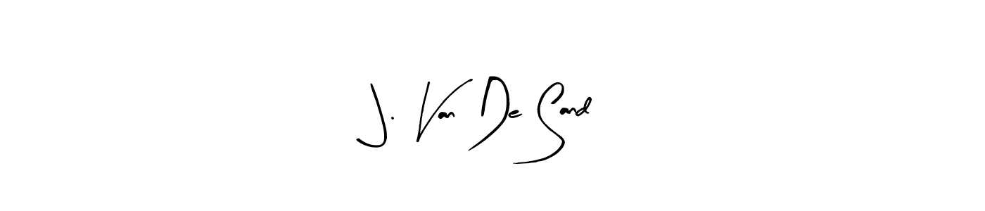 J. Van De Sand stylish signature style. Best Handwritten Sign (Arty Signature) for my name. Handwritten Signature Collection Ideas for my name J. Van De Sand. J. Van De Sand signature style 8 images and pictures png