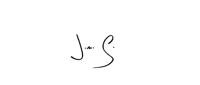 Arty Signature is a professional signature style that is perfect for those who want to add a touch of class to their signature. It is also a great choice for those who want to make their signature more unique. Get J.m. S. name to fancy signature for free. J.m. S. signature style 8 images and pictures png