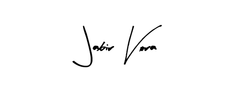 Practice writing Jabir Vora with the flow of Arty Signature lettering. A fantastic source of inspiration for developing your personal signature style. Jabir Vora signature style 8 images and pictures png