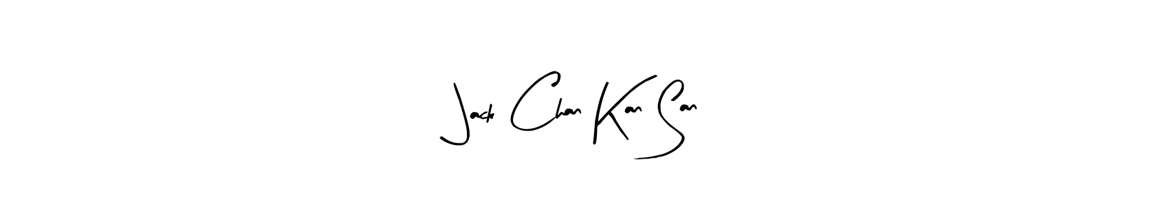 Create a beautiful signature design for name Jack Chan Kan San. With this signature (Arty Signature) fonts, you can make a handwritten signature for free. Jack Chan Kan San signature style 8 images and pictures png