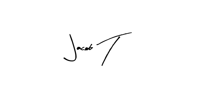 if you are searching for the best signature style for your name Jacob T. so please give up your signature search. here we have designed multiple signature styles  using Arty Signature. Jacob T signature style 8 images and pictures png