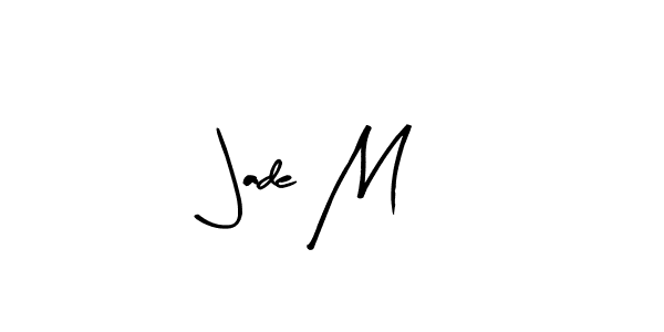 Jade M stylish signature style. Best Handwritten Sign (Arty Signature) for my name. Handwritten Signature Collection Ideas for my name Jade M. Jade M signature style 8 images and pictures png