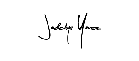 Create a personalized artistic stamp with Jadelys Yanez in Arty Signature font. Perfect for visual artists, designers, and influencers. Jadelys Yanez signature style 8 images and pictures png