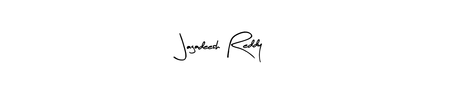 How to make Jagadeesh Reddy name signature. Use Arty Signature style for creating short signs online. This is the latest handwritten sign. Jagadeesh Reddy signature style 8 images and pictures png