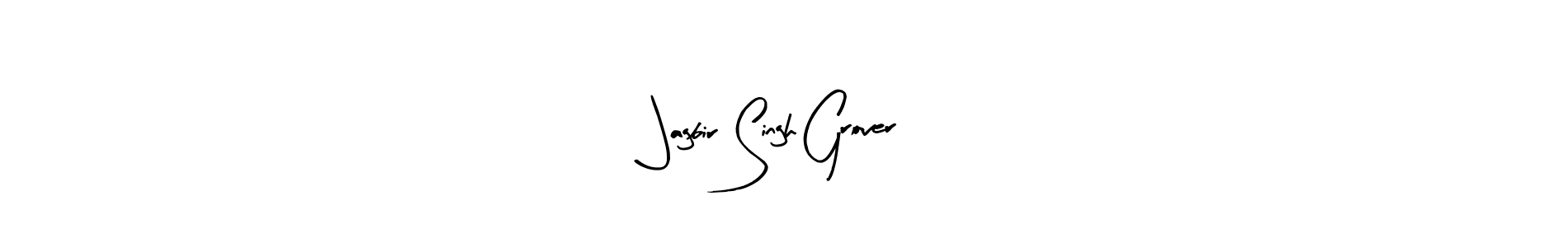 Also we have Jagbir Singh Grover name is the best signature style. Create professional handwritten signature collection using Arty Signature autograph style. Jagbir Singh Grover signature style 8 images and pictures png