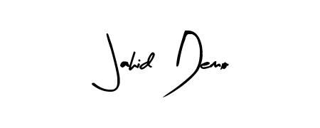 Make a beautiful signature design for name Jahid Demo. Use this online signature maker to create a handwritten signature for free. Jahid Demo signature style 8 images and pictures png