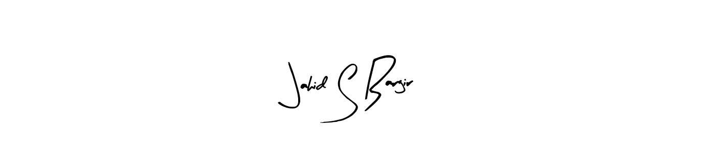 Similarly Arty Signature is the best handwritten signature design. Signature creator online .You can use it as an online autograph creator for name Jahid S Bargir. Jahid S Bargir signature style 8 images and pictures png