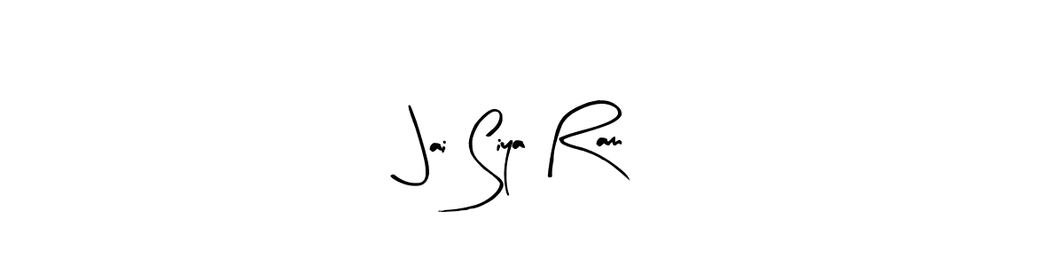 Make a beautiful signature design for name Jai Siya Ram. With this signature (Arty Signature) style, you can create a handwritten signature for free. Jai Siya Ram signature style 8 images and pictures png