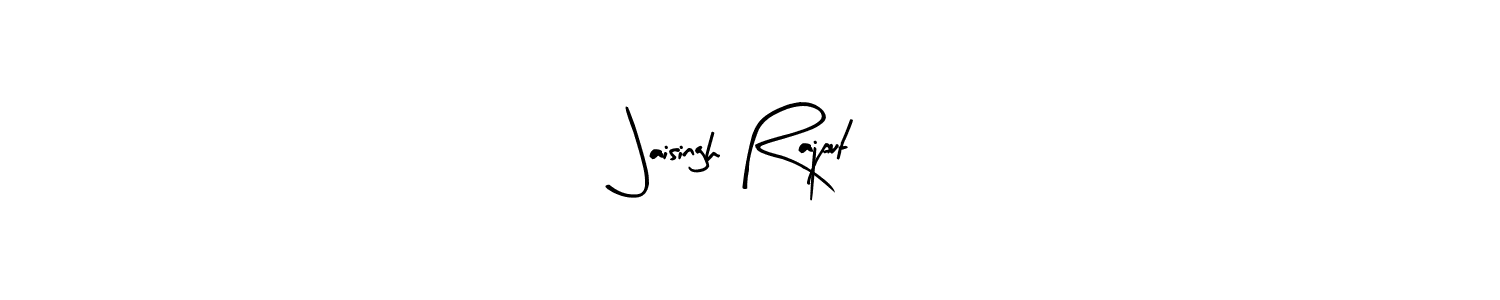 How to make Jaisingh Rajput name signature. Use Arty Signature style for creating short signs online. This is the latest handwritten sign. Jaisingh Rajput signature style 8 images and pictures png
