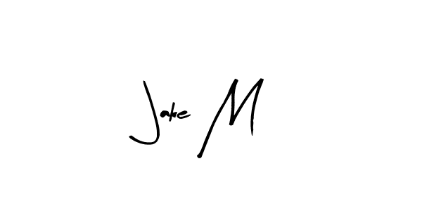 Design your own signature with our free online signature maker. With this signature software, you can create a handwritten (Arty Signature) signature for name Jake M. Jake M signature style 8 images and pictures png