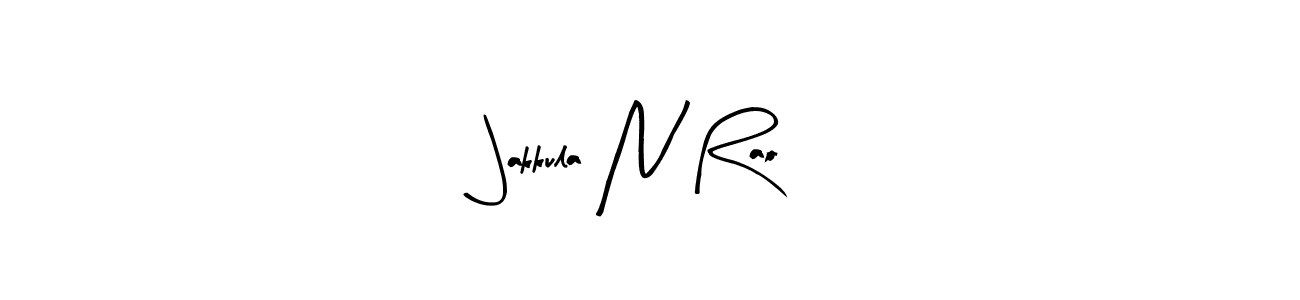 How to make Jakkula N Rao name signature. Use Arty Signature style for creating short signs online. This is the latest handwritten sign. Jakkula N Rao signature style 8 images and pictures png