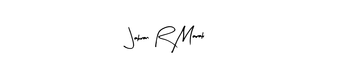 if you are searching for the best signature style for your name Jakran R Marak. so please give up your signature search. here we have designed multiple signature styles  using Arty Signature. Jakran R Marak signature style 8 images and pictures png