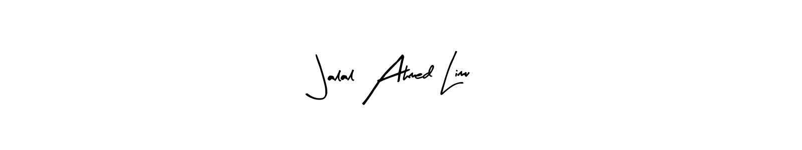 Use a signature maker to create a handwritten signature online. With this signature software, you can design (Arty Signature) your own signature for name Jalal Ahmed Limu. Jalal Ahmed Limu signature style 8 images and pictures png