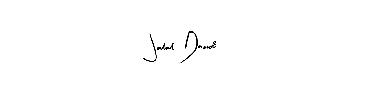 if you are searching for the best signature style for your name Jalal Daoudi. so please give up your signature search. here we have designed multiple signature styles  using Arty Signature. Jalal Daoudi signature style 8 images and pictures png