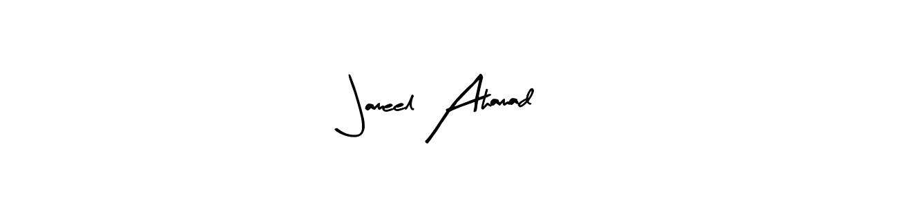 Design your own signature with our free online signature maker. With this signature software, you can create a handwritten (Arty Signature) signature for name Jameel Ahamad. Jameel Ahamad signature style 8 images and pictures png