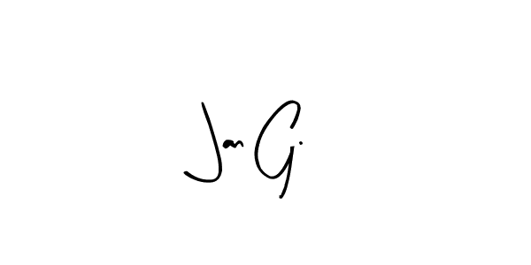 How to make Jan G. signature? Arty Signature is a professional autograph style. Create handwritten signature for Jan G. name. Jan G. signature style 8 images and pictures png