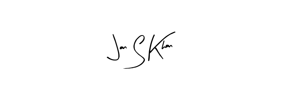 Similarly Arty Signature is the best handwritten signature design. Signature creator online .You can use it as an online autograph creator for name Jan S Khan. Jan S Khan signature style 8 images and pictures png