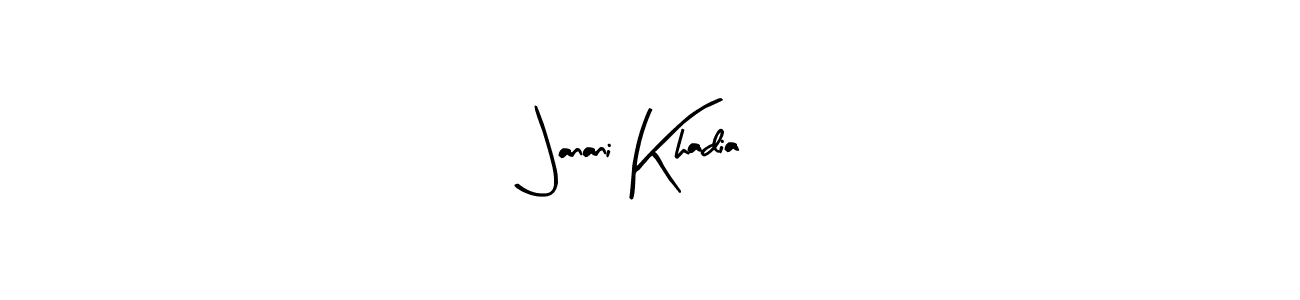 How to Draw Janani Khadia signature style? Arty Signature is a latest design signature styles for name Janani Khadia. Janani Khadia signature style 8 images and pictures png