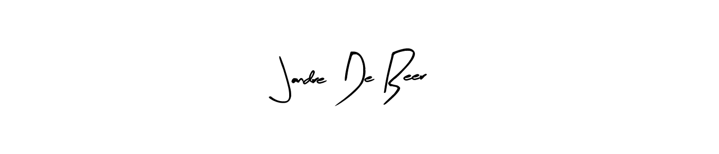 Design your own signature with our free online signature maker. With this signature software, you can create a handwritten (Arty Signature) signature for name Jandre De Beer. Jandre De Beer signature style 8 images and pictures png