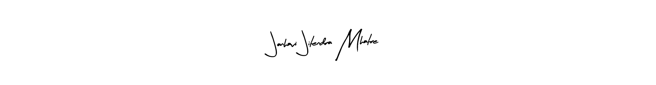 You can use this online signature creator to create a handwritten signature for the name Janhavi Jitendra Mhatre. This is the best online autograph maker. Janhavi Jitendra Mhatre signature style 8 images and pictures png
