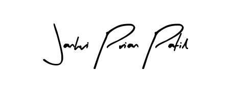 Use a signature maker to create a handwritten signature online. With this signature software, you can design (Arty Signature) your own signature for name Janhvi Prian Patil. Janhvi Prian Patil signature style 8 images and pictures png