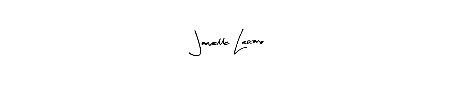 Design your own signature with our free online signature maker. With this signature software, you can create a handwritten (Arty Signature) signature for name Jarvelle Lescano. Jarvelle Lescano signature style 8 images and pictures png