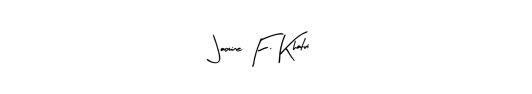 See photos of Jasmine F. Khatri official signature by Spectra . Check more albums & portfolios. Read reviews & check more about Arty Signature font. Jasmine F. Khatri signature style 8 images and pictures png