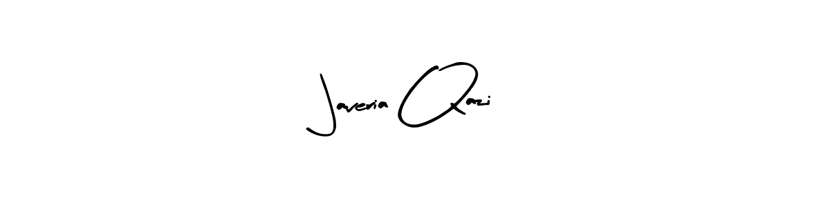 The best way (Arty Signature) to make a short signature is to pick only two or three words in your name. The name Javeria Qazi include a total of six letters. For converting this name. Javeria Qazi signature style 8 images and pictures png