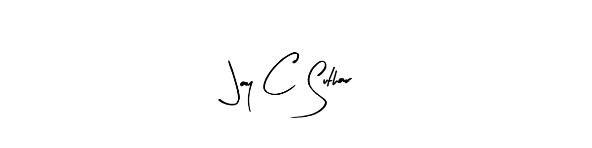Use a signature maker to create a handwritten signature online. With this signature software, you can design (Arty Signature) your own signature for name Jay C Suthar. Jay C Suthar signature style 8 images and pictures png