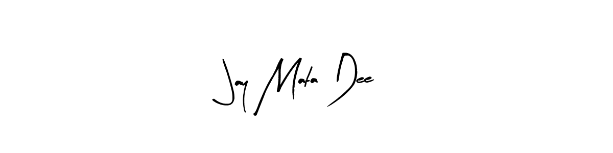 How to make Jay Mata Dee name signature. Use Arty Signature style for creating short signs online. This is the latest handwritten sign. Jay Mata Dee signature style 8 images and pictures png