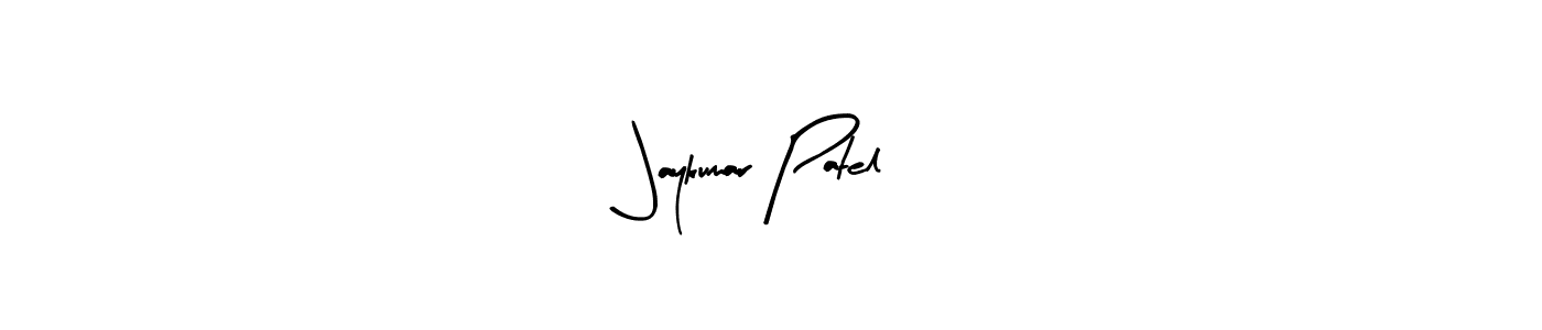 Design your own signature with our free online signature maker. With this signature software, you can create a handwritten (Arty Signature) signature for name Jaykumar Patel. Jaykumar Patel signature style 8 images and pictures png