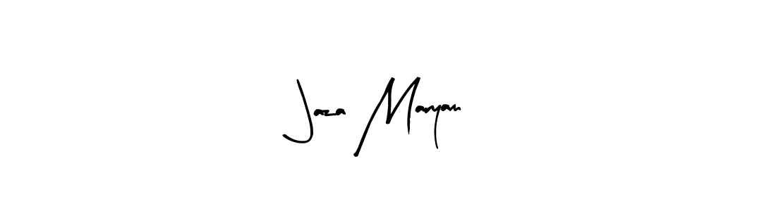 Also we have Jaza Maryam name is the best signature style. Create professional handwritten signature collection using Arty Signature autograph style. Jaza Maryam signature style 8 images and pictures png