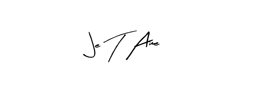 Here are the top 10 professional signature styles for the name Je T Aime. These are the best autograph styles you can use for your name. Je T Aime signature style 8 images and pictures png