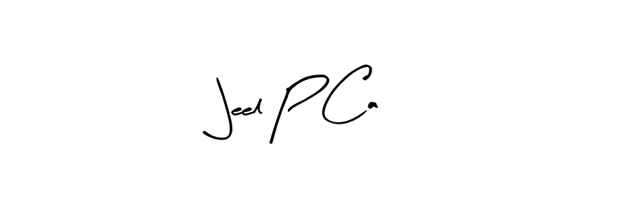 Jeel P Ca stylish signature style. Best Handwritten Sign (Arty Signature) for my name. Handwritten Signature Collection Ideas for my name Jeel P Ca. Jeel P Ca signature style 8 images and pictures png