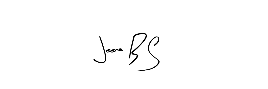 You should practise on your own different ways (Arty Signature) to write your name (Jeena B S) in signature. don't let someone else do it for you. Jeena B S signature style 8 images and pictures png