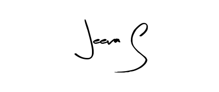 Design your own signature with our free online signature maker. With this signature software, you can create a handwritten (Arty Signature) signature for name Jeeva S. Jeeva S signature style 8 images and pictures png
