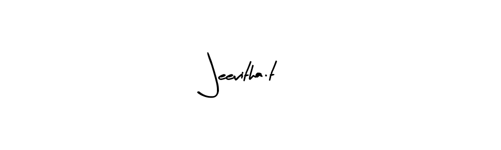 Here are the top 10 professional signature styles for the name Jeevitha.t. These are the best autograph styles you can use for your name. Jeevitha.t signature style 8 images and pictures png