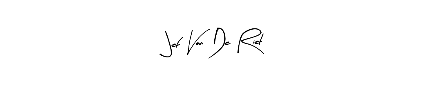 How to make Jef Van De Riet name signature. Use Arty Signature style for creating short signs online. This is the latest handwritten sign. Jef Van De Riet signature style 8 images and pictures png