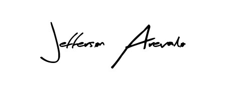 How to make Jefferson Arevalo signature? Arty Signature is a professional autograph style. Create handwritten signature for Jefferson Arevalo name. Jefferson Arevalo signature style 8 images and pictures png