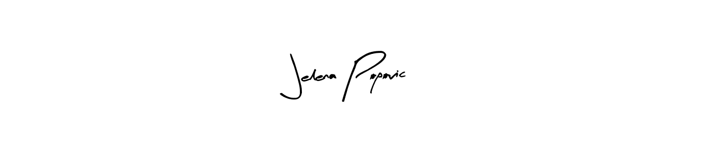 if you are searching for the best signature style for your name Jelena Popovic. so please give up your signature search. here we have designed multiple signature styles  using Arty Signature. Jelena Popovic signature style 8 images and pictures png