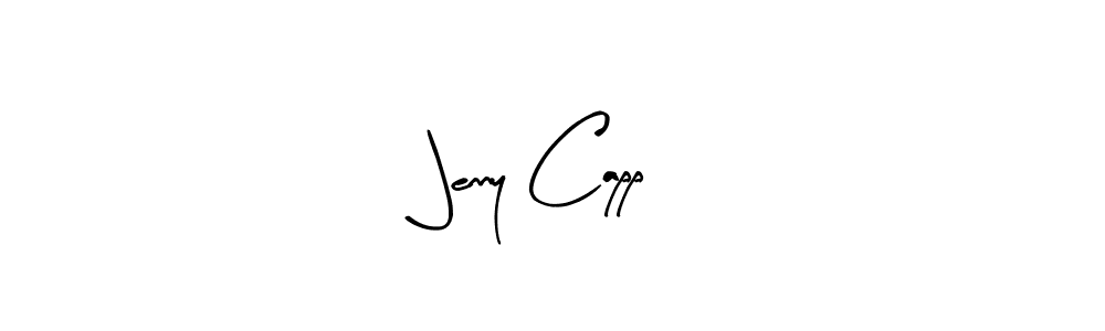 Use a signature maker to create a handwritten signature online. With this signature software, you can design (Arty Signature) your own signature for name Jenny Capp. Jenny Capp signature style 8 images and pictures png